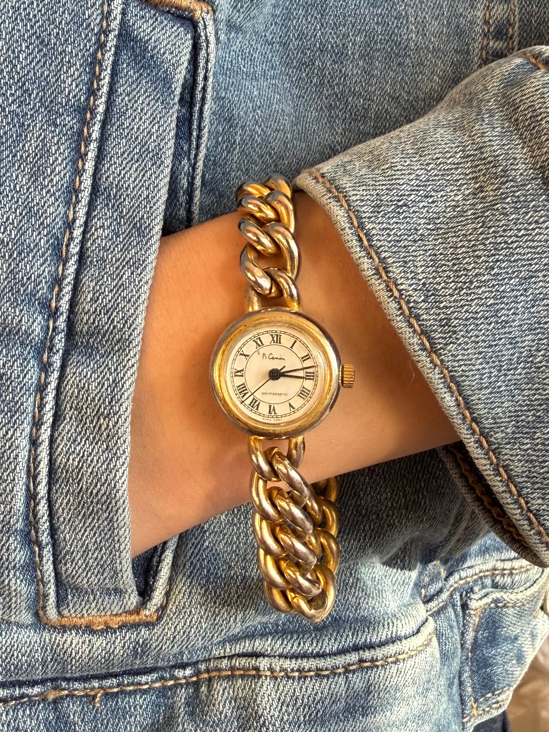 Roman Numerals Unbranded Gold Watch