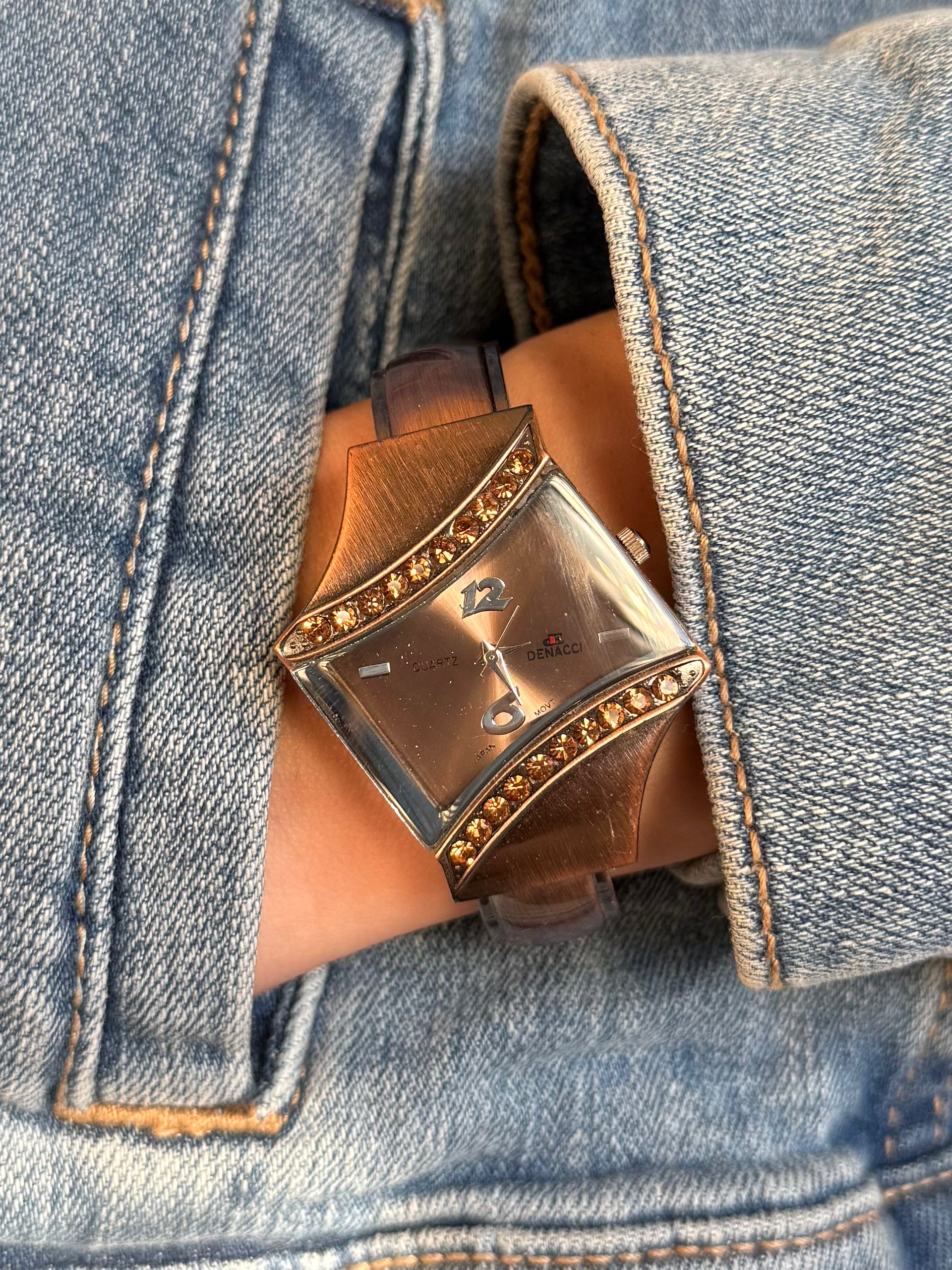 Denacci Bronze Cuff Watch